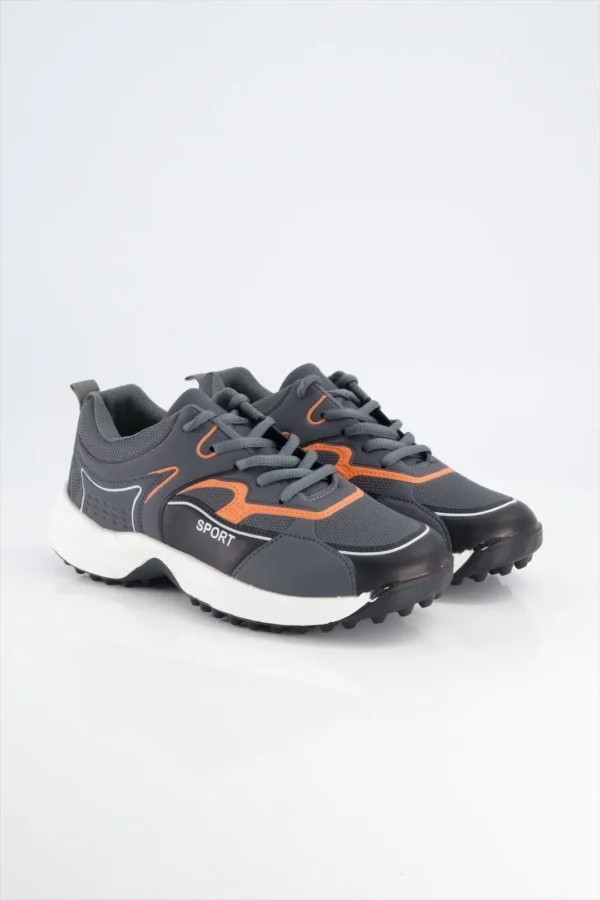 Black Camel Sports Gripper Shoes - Dl884, Gray